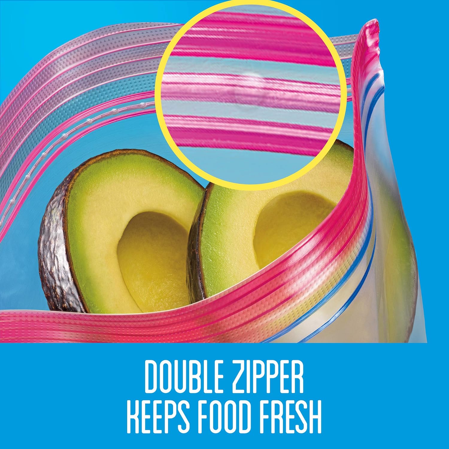 Ziploc® Storage Gallon Grip N Seal Technology 20, 30, 40, 60, 75,80 Bags ถุงเก็บอาหาร ถุงอเนกประสงค์ ซีลระบบสามชั้น