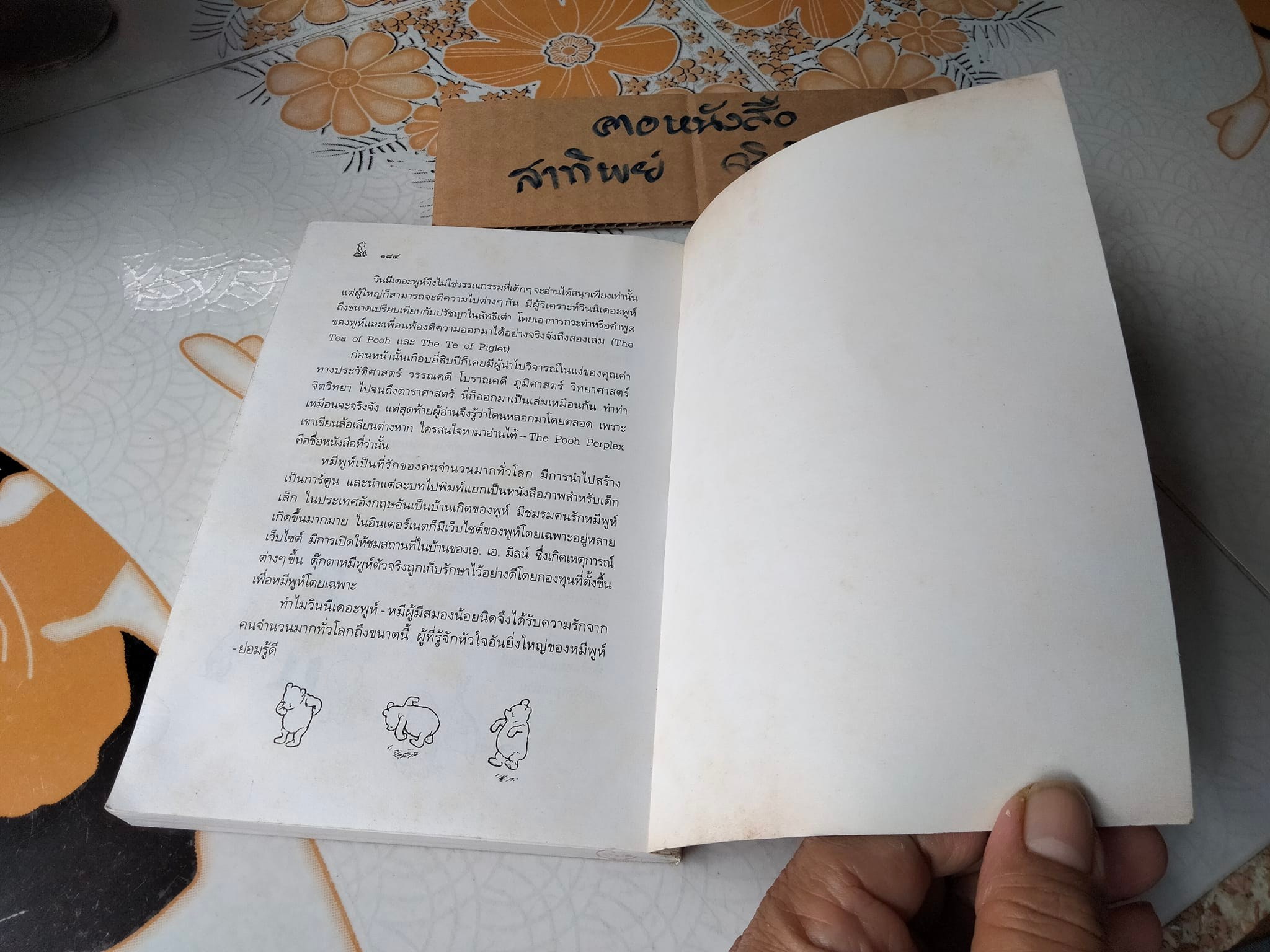 วินนี่เดอะพูห์ Winnie the Pooh เอ.เอ. มิลน์ เรื่อง ธารพายุ แปล **สินค้าหมด**