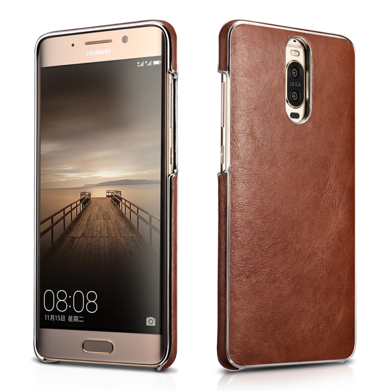 เคส Huawei Mate 9 Pro #เคสฝาหลังพลาสติกเคลือบหนัง PU XOOMZ Plated Leather Skin