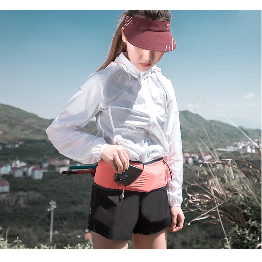 กระเป๋าคาดเอว แบบบาง ใส่ขวดน้ำได้ AONIJIE รุ่น W8101 แถมฟรีขวดน้ำพับได้ 250ml 1 ขวด(A18)