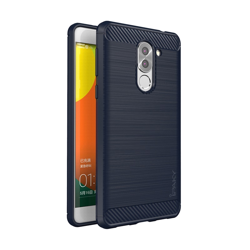 Case Huawei GR5 2017เคสฝาหลัง IPAKY Brushed TPU Phone Cover Casing