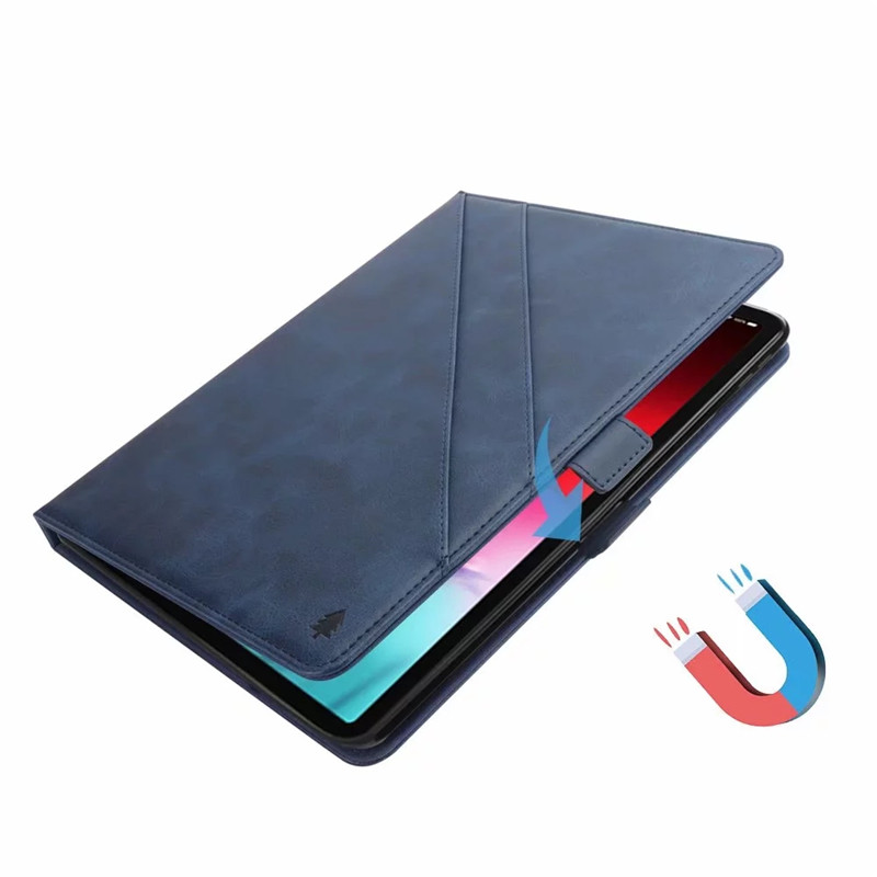 เคส Huawei Mediapad M5 Pro 10.8 นิ้ว #เคสแบบฝาพับหนัง PU ช่องเสียบการ์ดภายนอกและภายใน Flip Card Slots Stand Leather