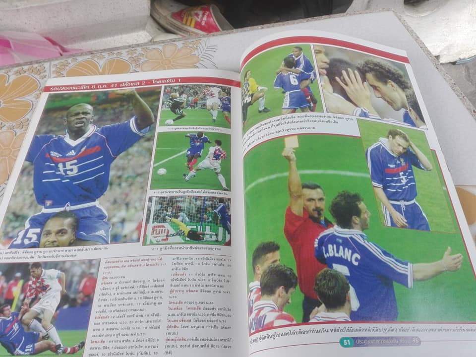 ประมวลภาพ สรุปผลฟุตบอลโลก '98 **สินค้าหมด**