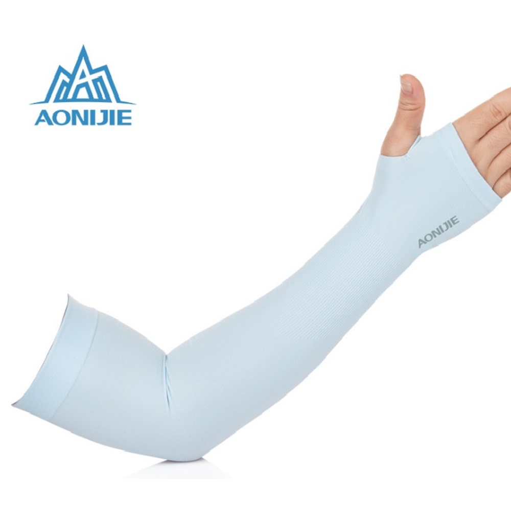 ปลอกแขนกันแดด ปลอกแขนกันยูวี AONIJIE แบบสวมนิ้วโป้ง(E01)