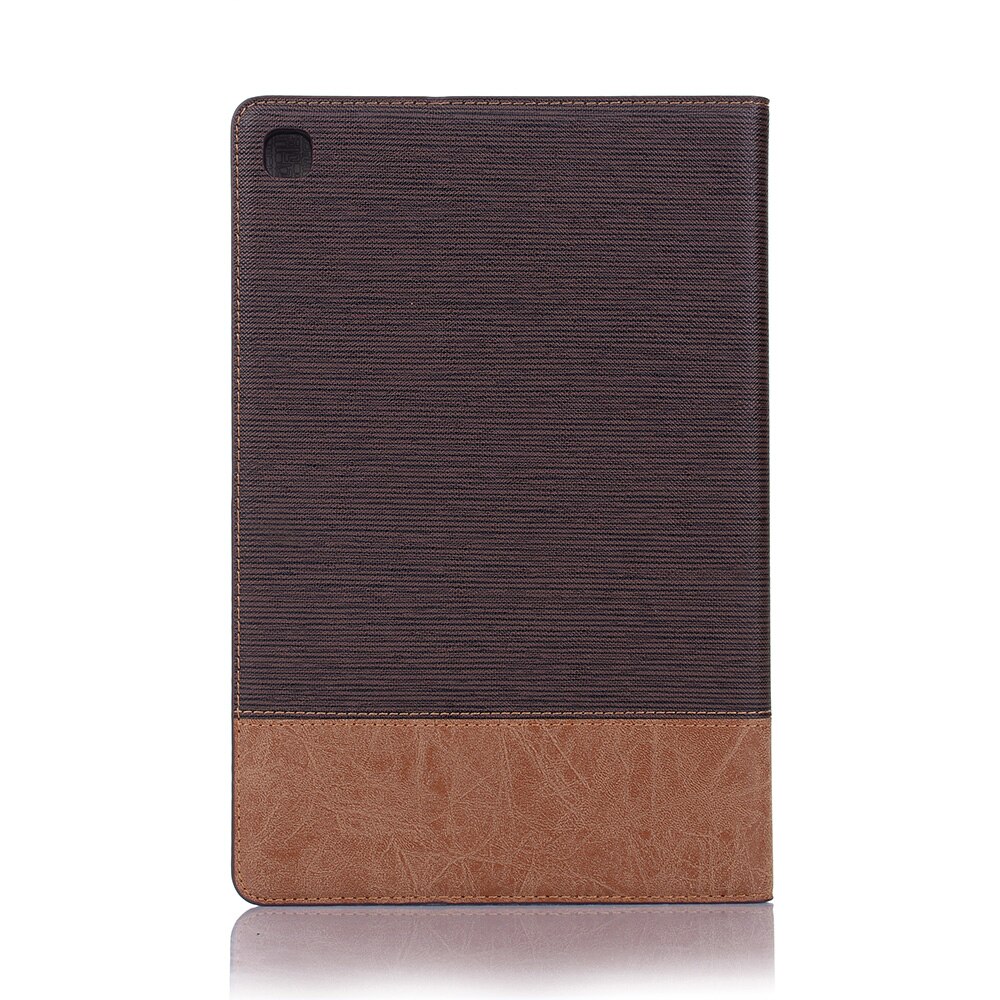 เคส Samsung Galaxy Tab A 8.0 (2019) T290 / T295 #เคสฝาพับกระเป๋าสตางค์หนัง PU สมาร์ท 2 สี Bi-color Smart Stripe Leather Wallet