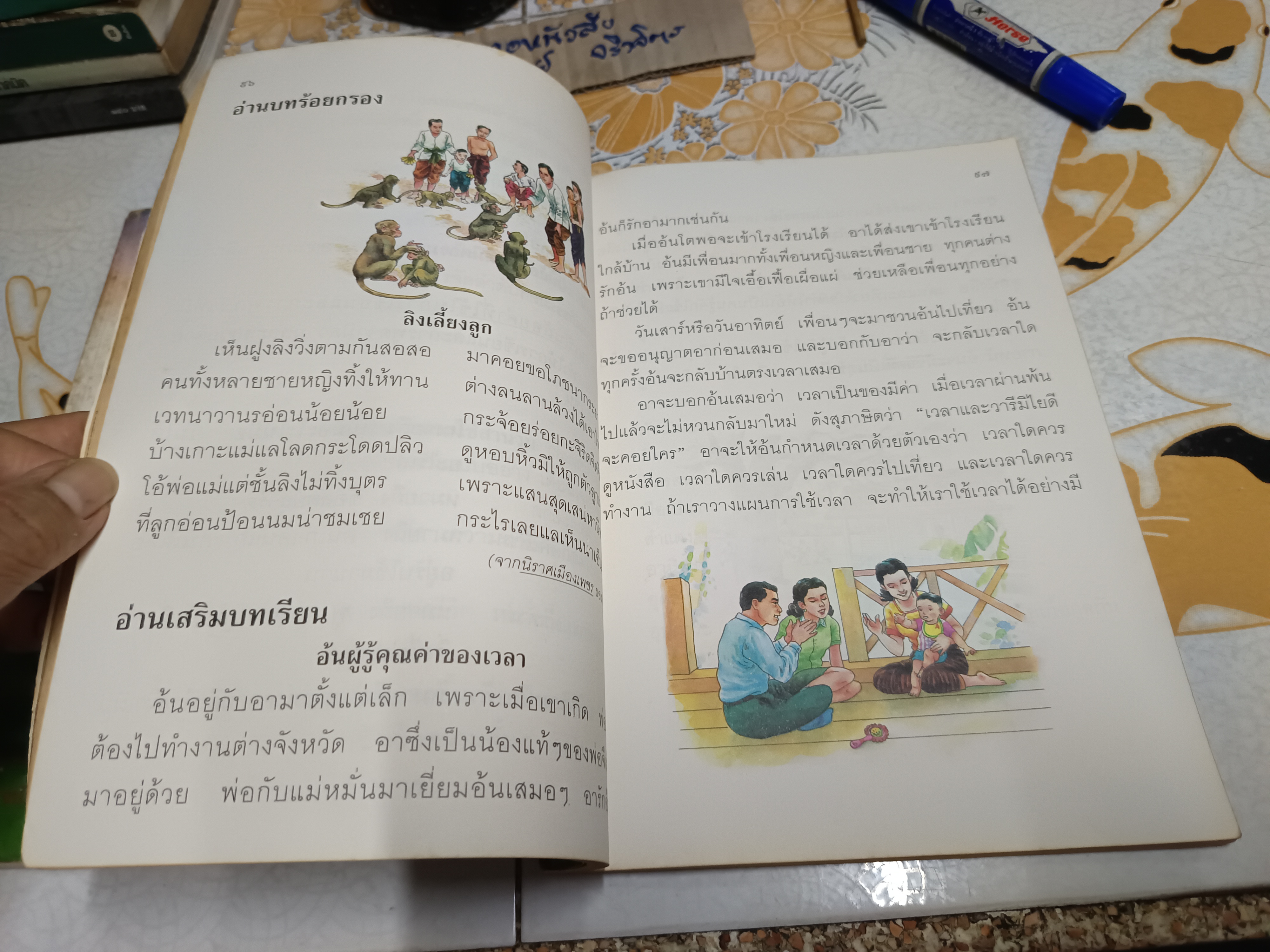 หนังสือเรียนภาษาไทย ชุดพื้นฐานภาษา ชั้นประถมศึกษาปีที่ 4 เล่ม 1 + 2