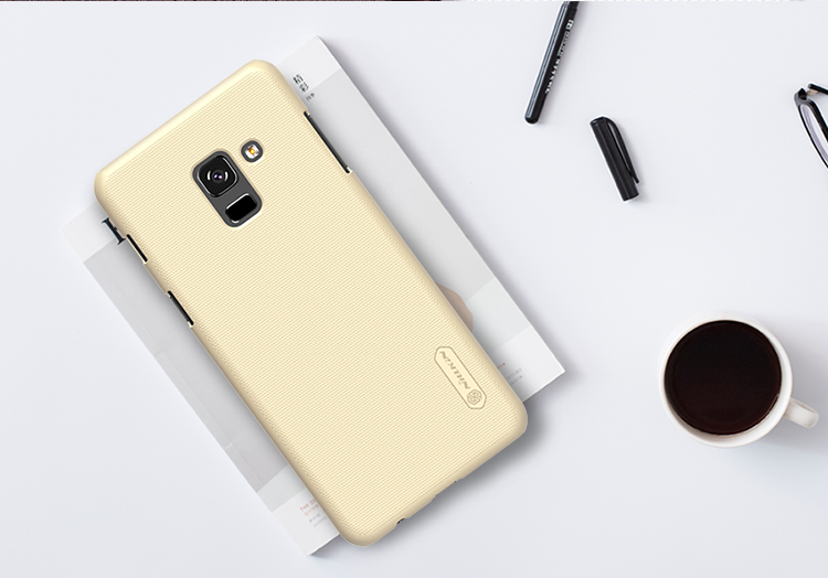 เคส Samsung Galaxy A8+ 2018 #เคสฝาหลัง NILLKIN รุ่น Super Frosted Shield คุณภาพดีราคาเบาๆสบายกระเป๋า