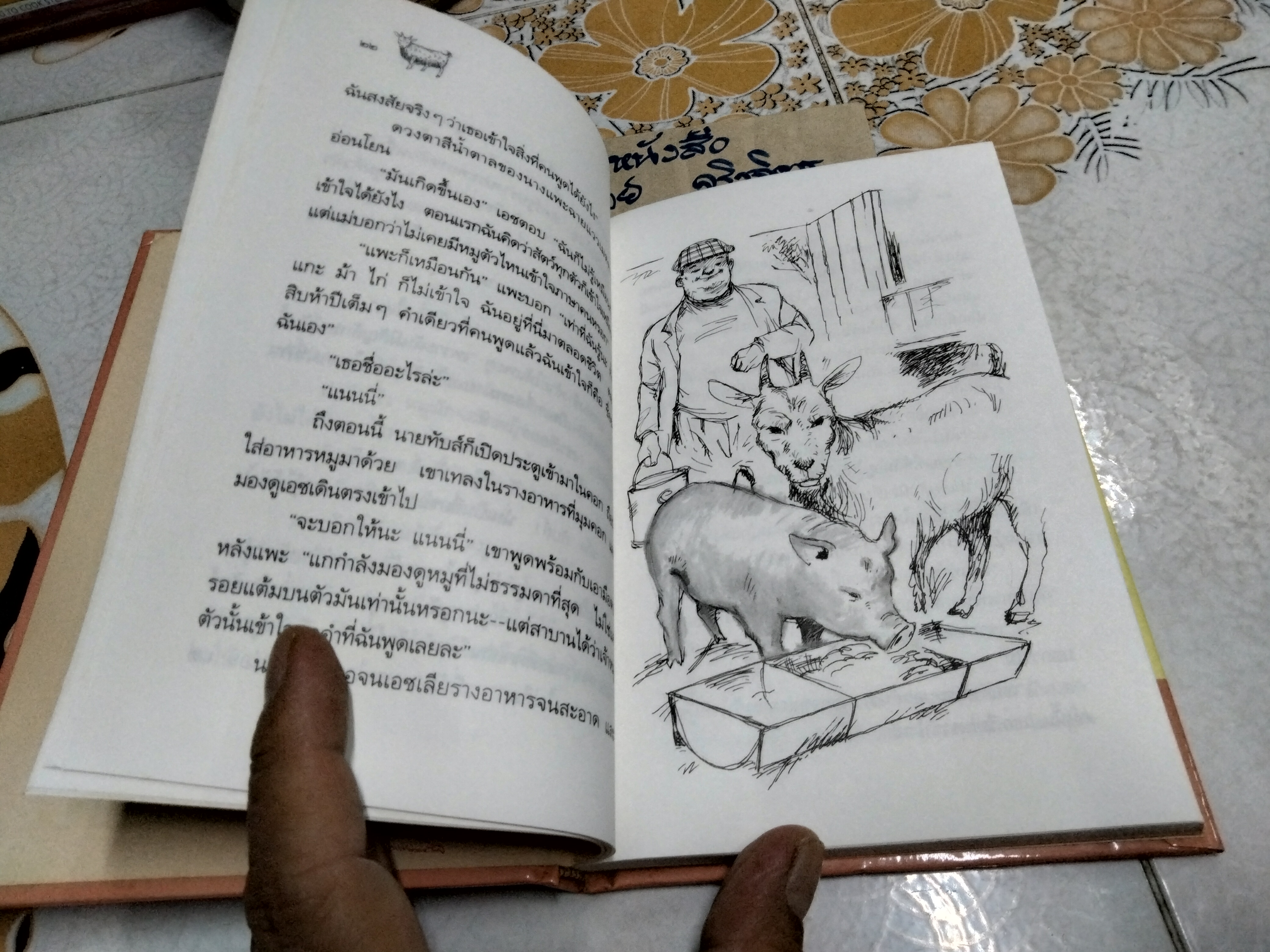 เอซ ยอดหมูอัจฉริยะ (Ace - The Very Important Pig) ดิ๊ค-คิง สมิธ เรื่อง , สาธิตา แปล (พิมพ์ครั้งแรก พ.ศ 2538)