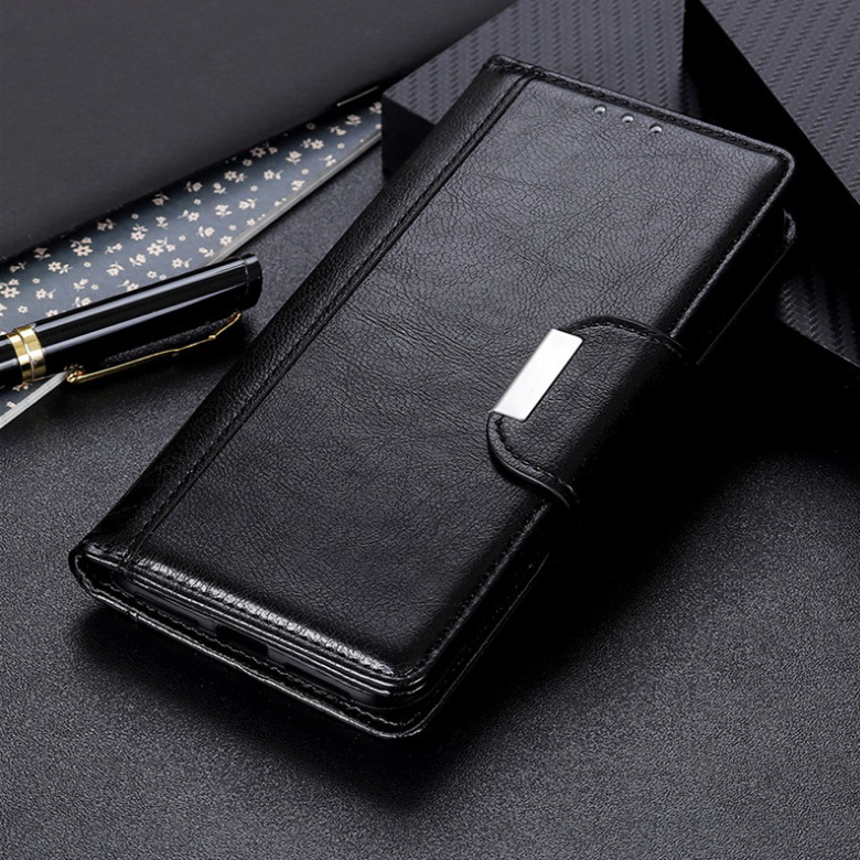 Case OPPO Reno 5 Pro 5G #เคสฝาพับหนัง PU แบบกระเป๋าสตางค์ Glossy PU Leather Wallet