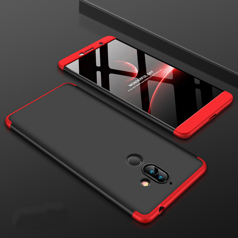 เคส Nokia 7 plus #เคสฝาหลังพลาสติกแข็งGKK Detachable All-wrapped Matte แยกชิ้นได้