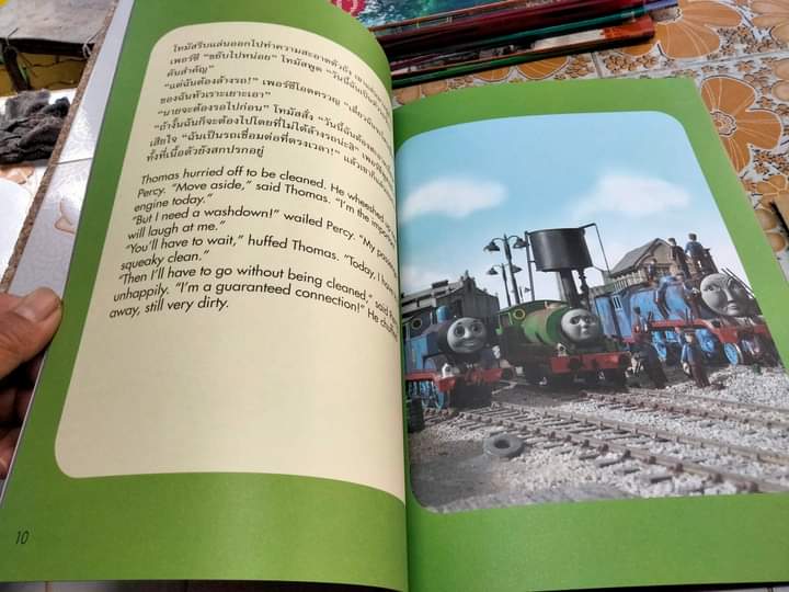 นิทานชุด โทมัสยอดหัวรถจักร (THOMAS and FRIENDS) ขายรวม 15 เล่ม - อัมพร มิ่งเมืองไทย แปล **สินค้าหมด**