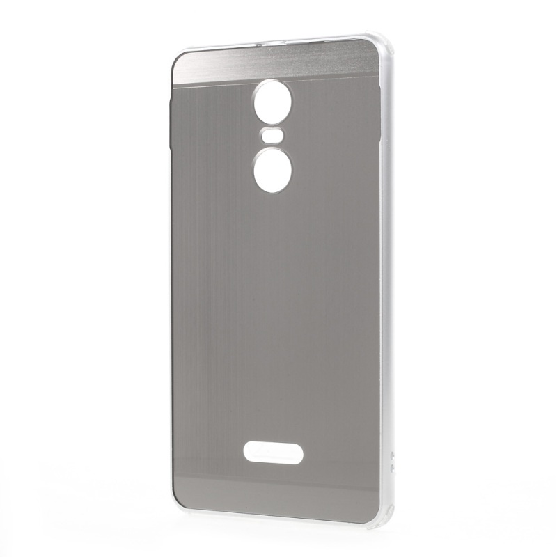 Case Lenovo K6 Note #เคสฝาหลังโครงอลูมิเนียมอัลลอยด์ 1 ชิ้น + ฝาหลังสไลด์ PC แบบแข็งขัดผิว