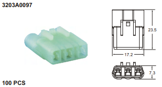 ปลั๊กต่อสายไฟในรถยนต์ AUTOMOTIVE CONNECTORS ,090 SMTO HM SERIES 0.5sqmm