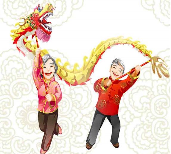 มังกรสำหรับเด็กเล็กน้ำหนักเบา การแสดงเชิดมังกร (ความยาว 5 เมตร) 舞龙道具儿童龙 Dragon Dance Children's Dragon