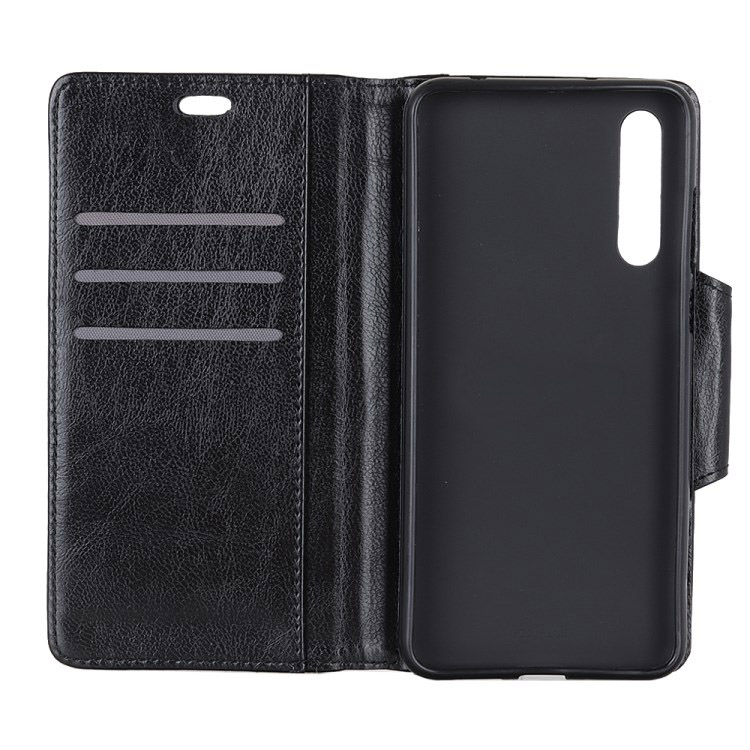 Case Huawei Y7 Pro (2019) #เคสฝาพับหนัง PU แบบกระเป๋าสตางค์ Textured PU Leather Wallet