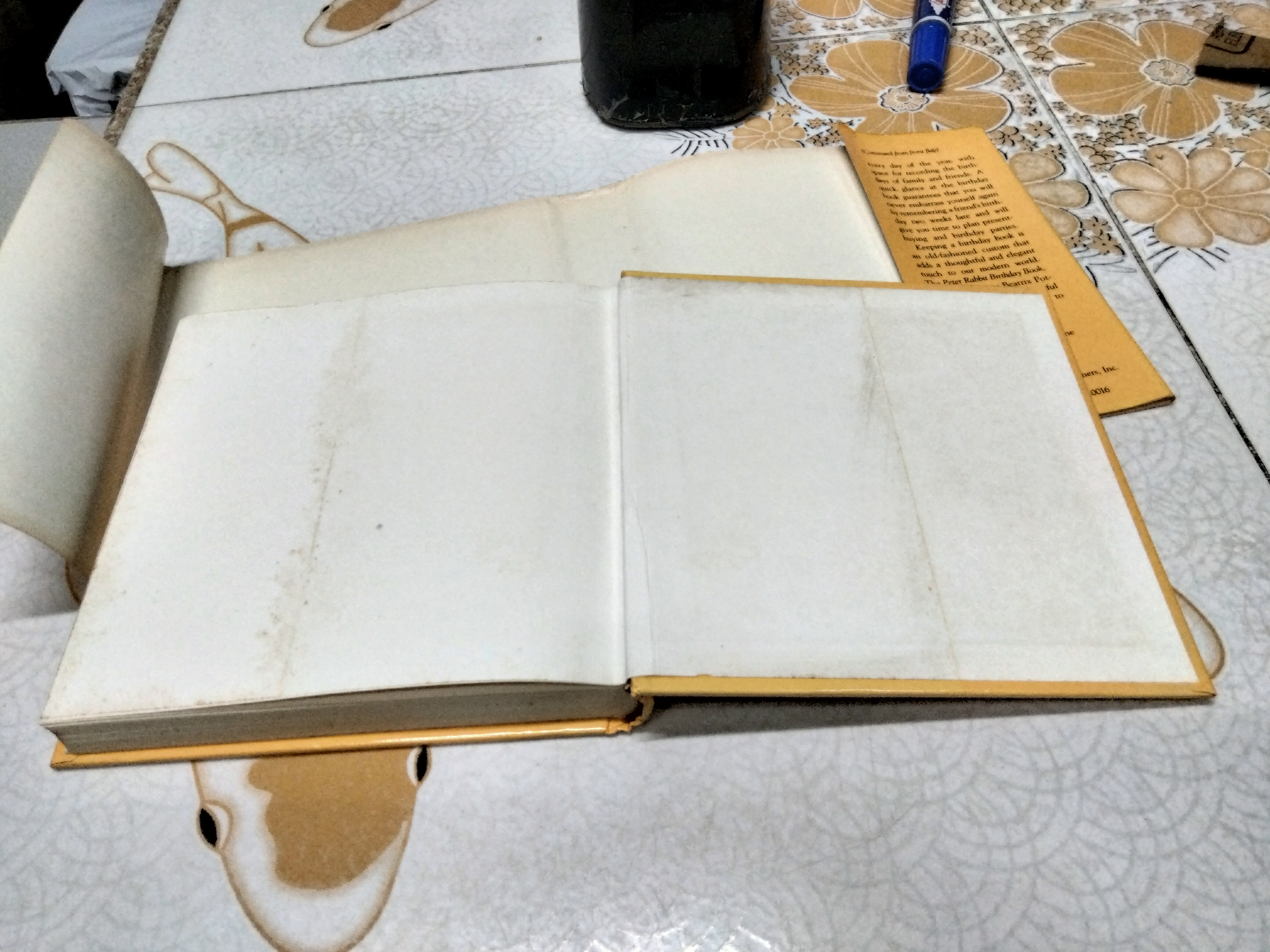 PETER RABBIT BIRTHDAY BOOK ILLUSTRATIONS BY BEATRIX POTTER