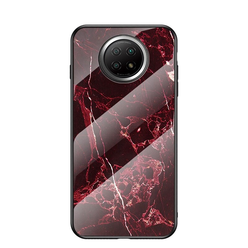 Case Redmi Note 9T 5G #เคสฝาหลัง Gradient Color ลายหินอ่อน Glass + PC + TPU Hybrid Case