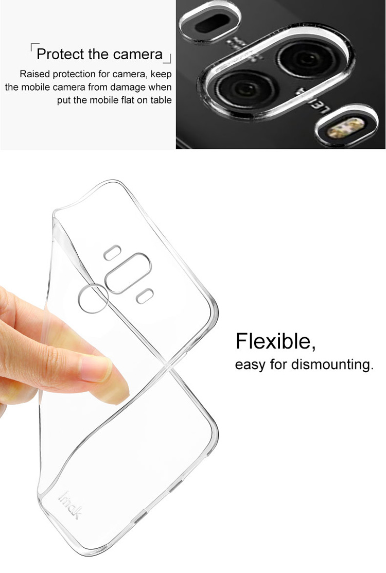 Case Huawei Mate 10 Pro #เคสฝาหลัง TPU ใสนิ่ม IMAK Stealth Clear Soft Case + ฟิล์มกันรอย