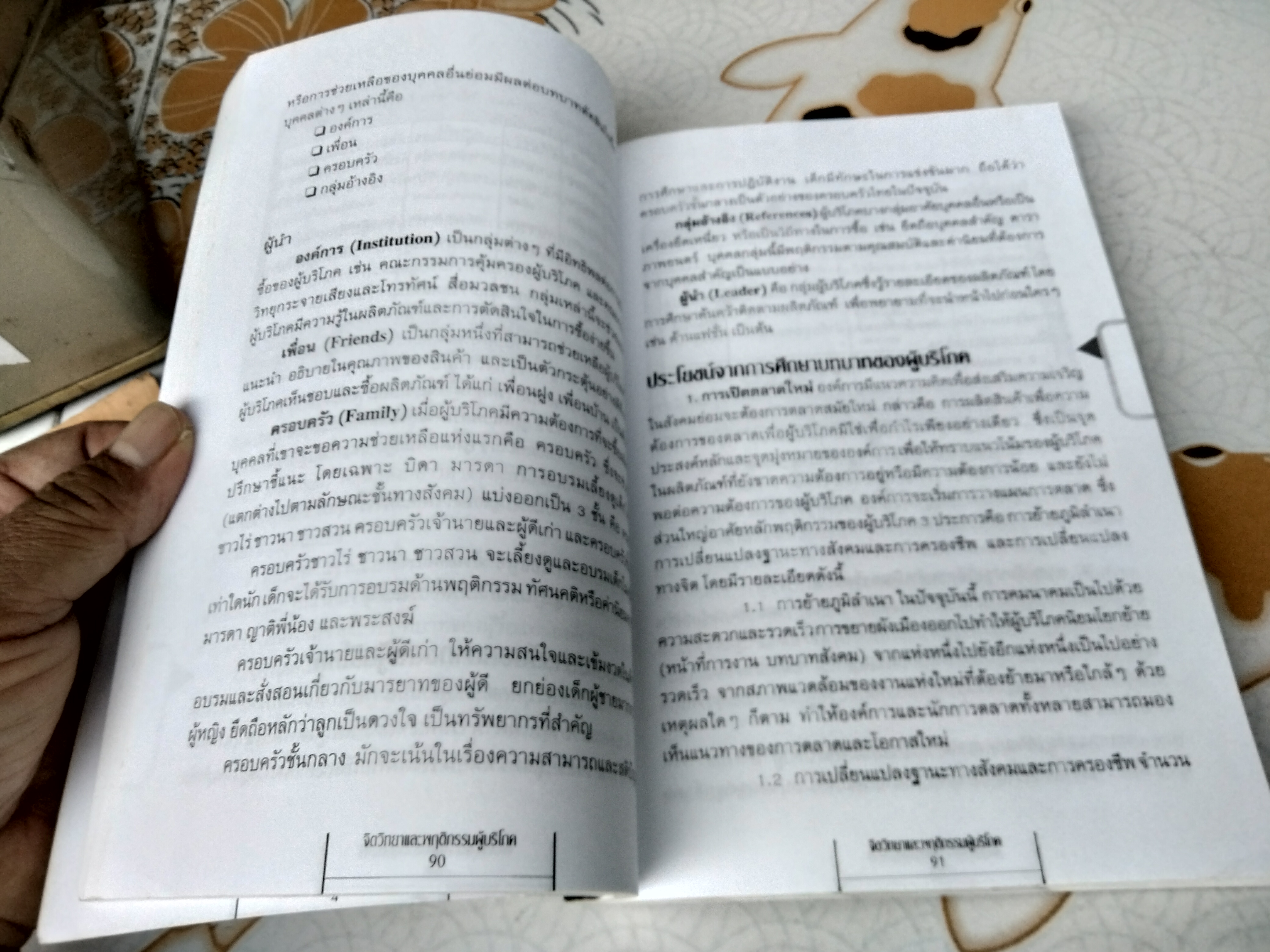 จิตวิทยาและพฤติกรรมผู้บริโภค (Psycology & Consumer Behavior) ดร.ปริญ ลักษิตานนท์ เขียน พิมพ์ครั้งที่ 3/2544