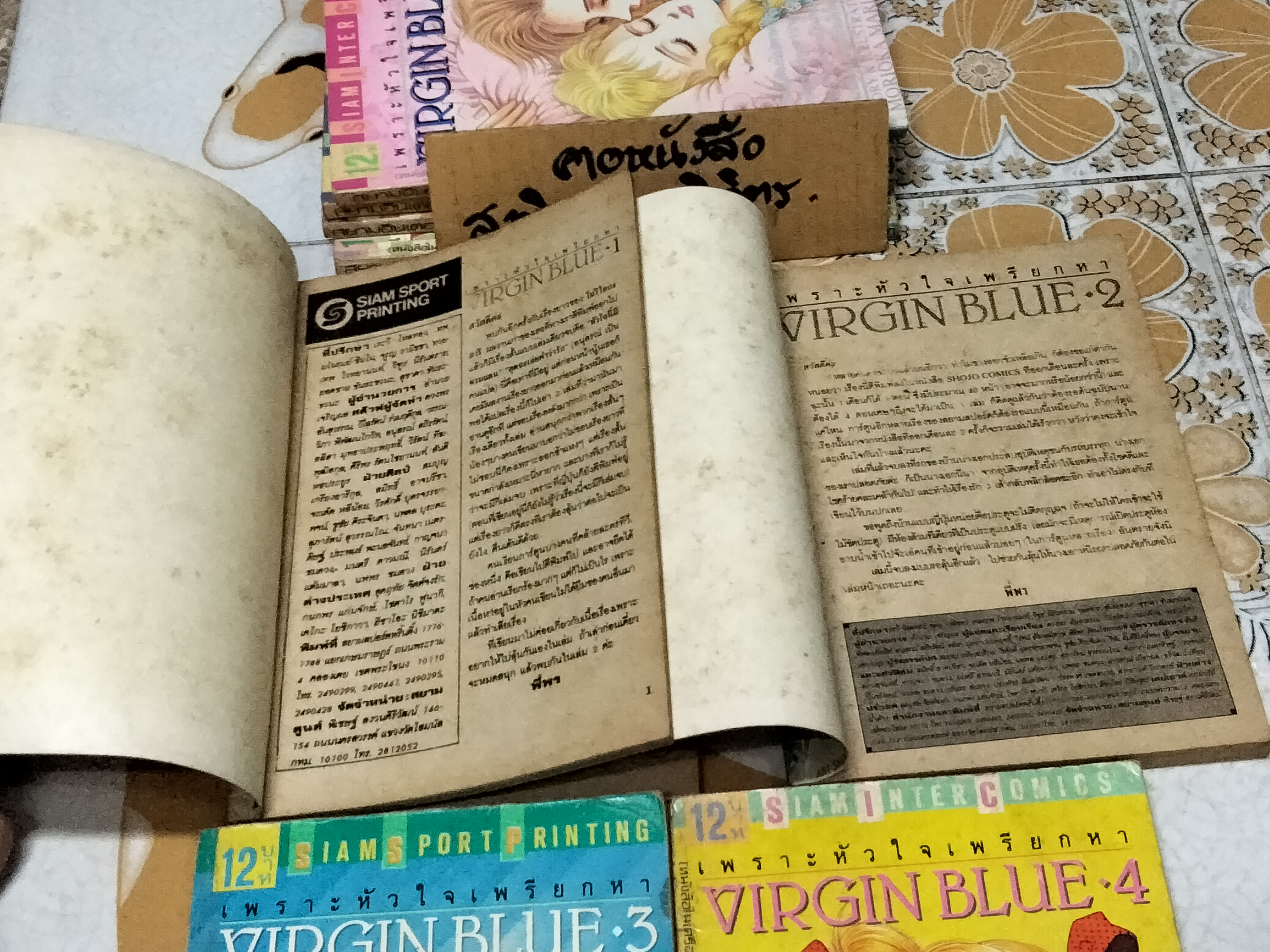 เพราะหัวใจเพรียกหา VIRGIN BLUE (8 เล่มจบ) **สินค้าหมด**