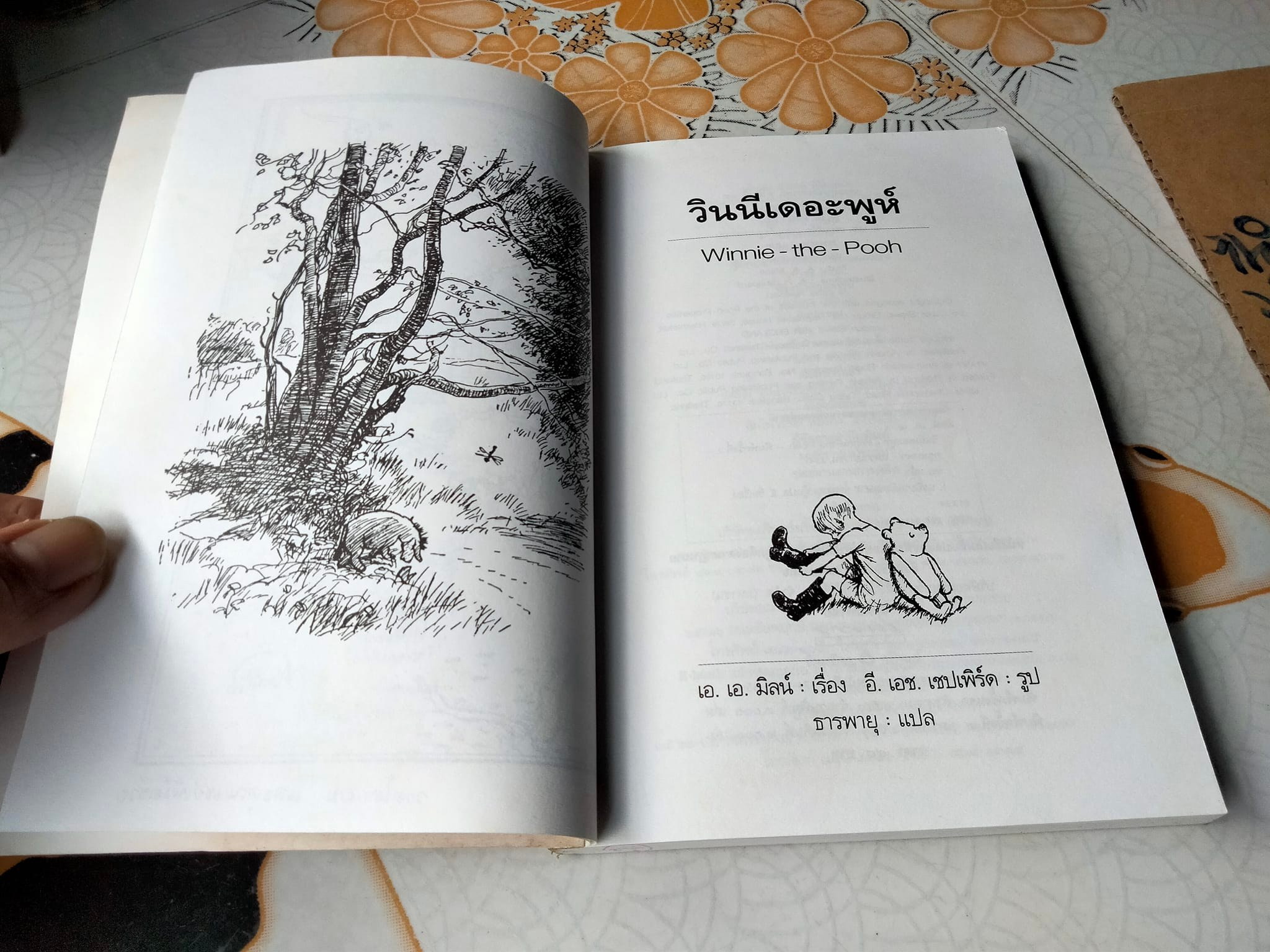 วินนี่เดอะพูห์ Winnie the Pooh เอ.เอ. มิลน์ เรื่อง ธารพายุ แปล **สินค้าหมด**