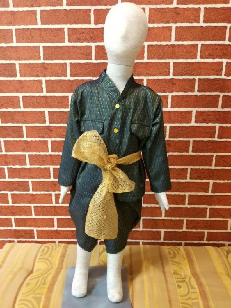 ชุดไทยเด็กชาย พี่หมื่นแขนยาว