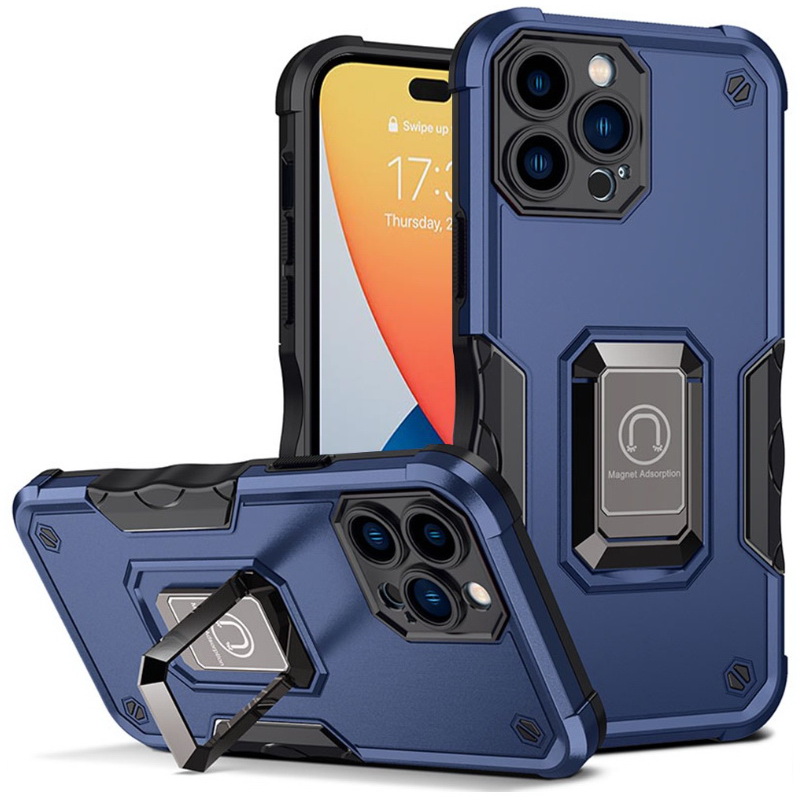 เคส iPhone 14#เคสฝาหลัง Hybrid TPU+PC มีแหวนสวมนิ้ว