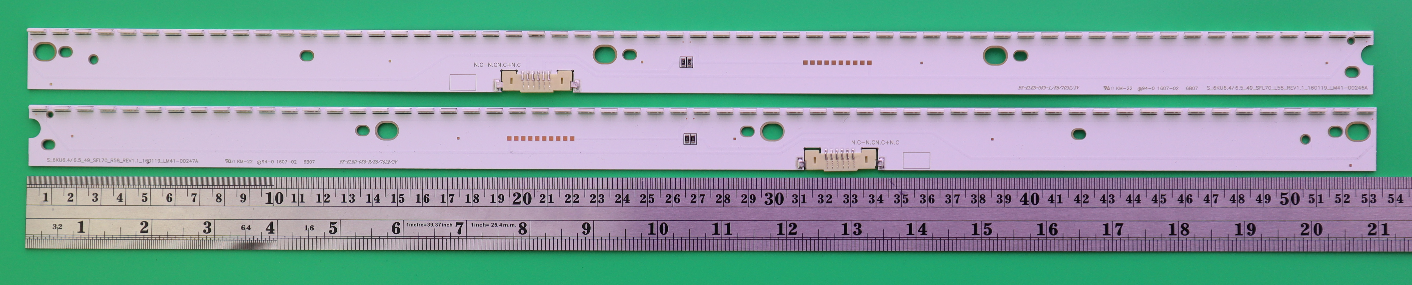 LED BACKLIGHT SAMSUNG UA49KU6500 UA49MU6400 UA49MU6500 S_6KU6.4/6.5_49_SFL70 58 LED L+R