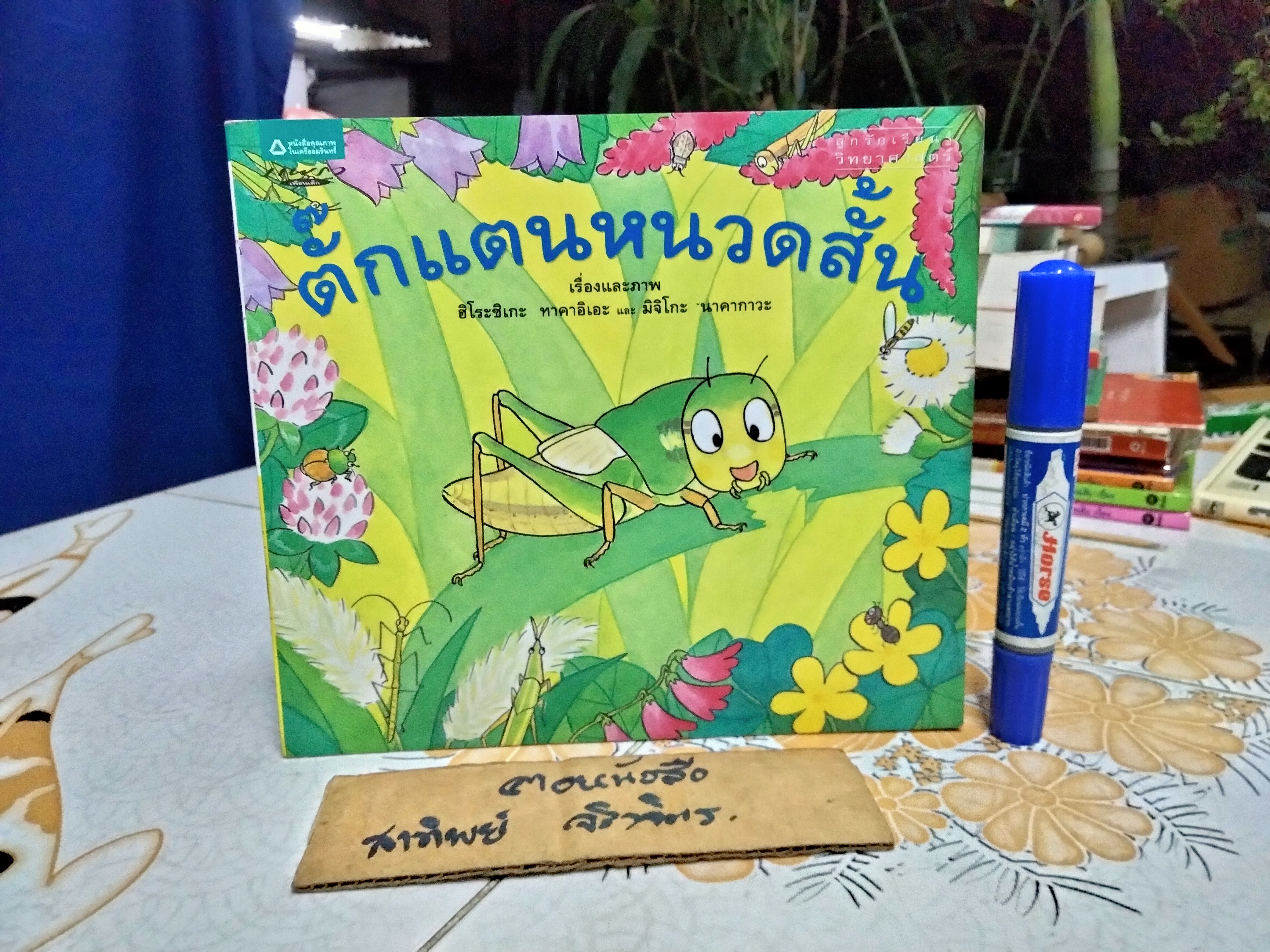 ตั๊กแตนหนวดสั้น หนังสือชุด ลูกรักเรียนรู้วิทยาศาสตร์