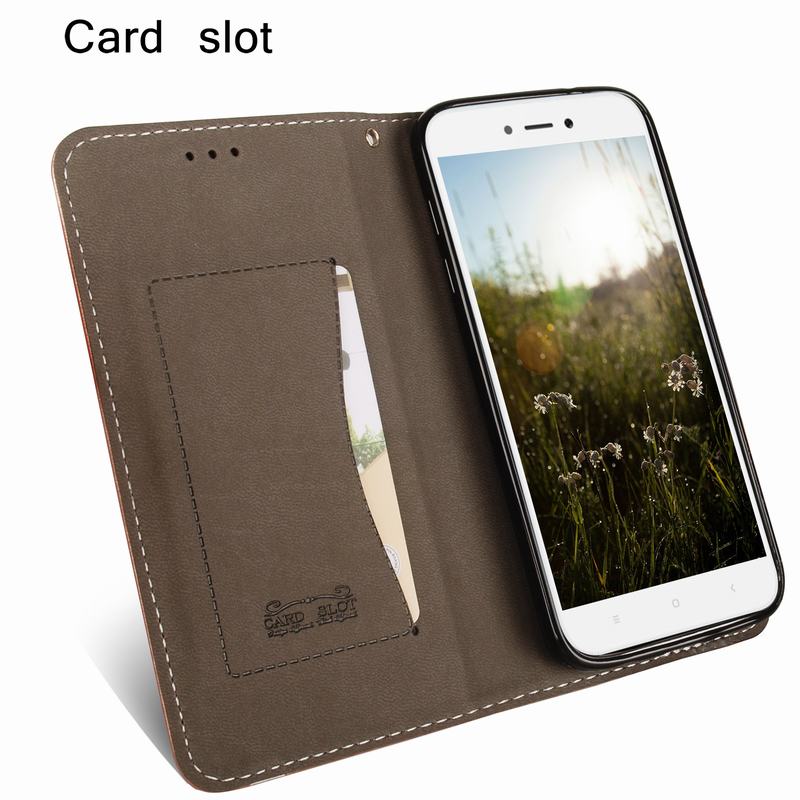 เคส Xiaomi Redmi 5A #เคสฝาพับหนัง PU สไตล์กระเป๋าสตางค์ Business Style Auto-absorbed PU Leather