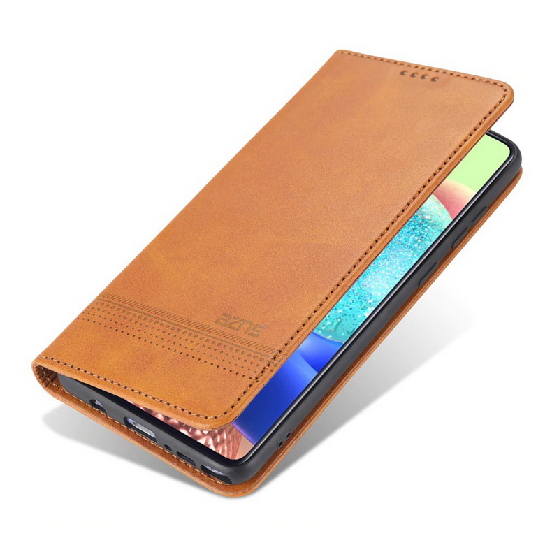 เคส Redmi Note 9T 5G #เคสฝาพับ AZNS สไตล์ Retro หนัง PU มีช่องเสียบการ์ด