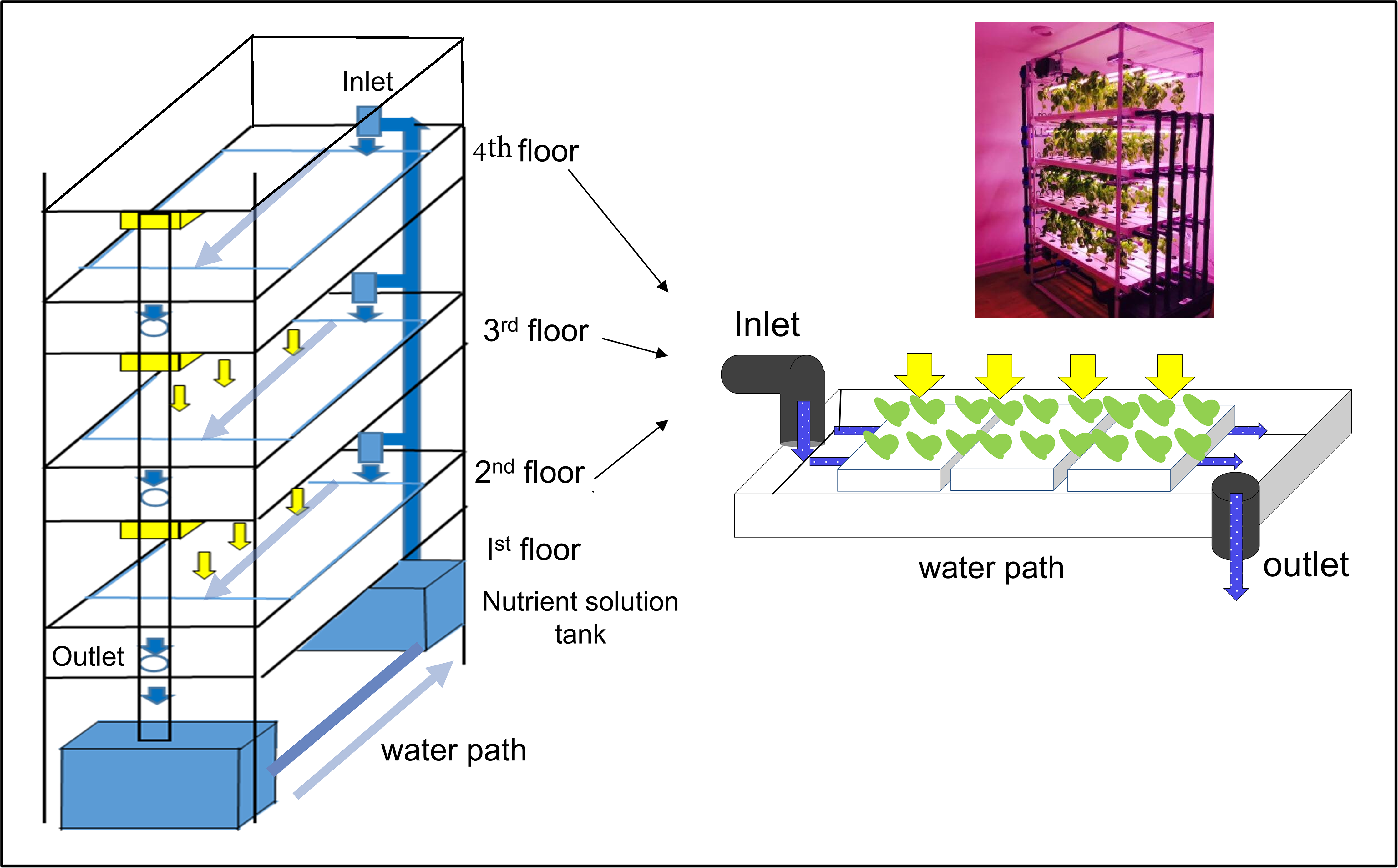 Indoor smart farm hydroponic