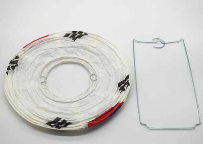 โคมแขวนเกาหลี (ทำจากกระดาษลายเกาหลี) 한국어 교수형 램프 (한국 무늬 용지) Korean Hanging Lantern (Made of Paper, Korean Pattern)