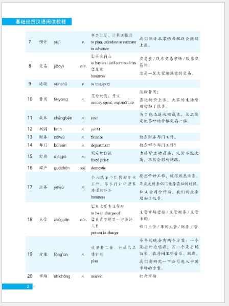 แบบเรียนภาษาจีน Erya Chinese Business Chinese Reading (Elementary) 尔雅中文 基础经贸汉语阅读教程 Erya Chinese Business Chinese Reading (Elementary)