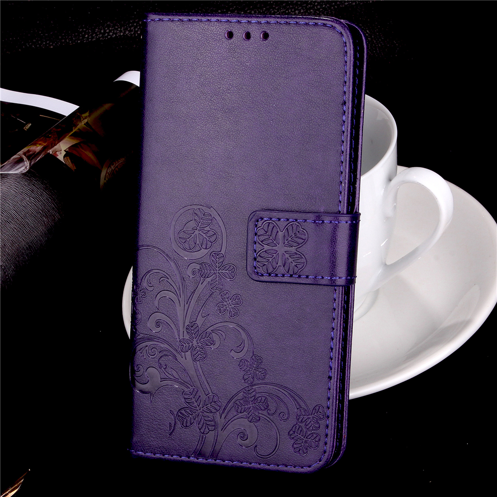Case Huawei Y9 Prime 2019 #เคสฝาพับมีช่องใส่บัตร HAT PRINCE Imprinted Clover Leather Wallet
