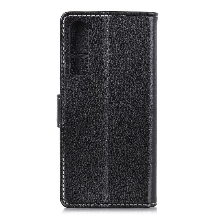 เคส Huawei P30 #เคสฝาพับแบบกระเป๋าสตางค์หนัง PU ผิวลิ้นจี่ Litchi Grain Wallet