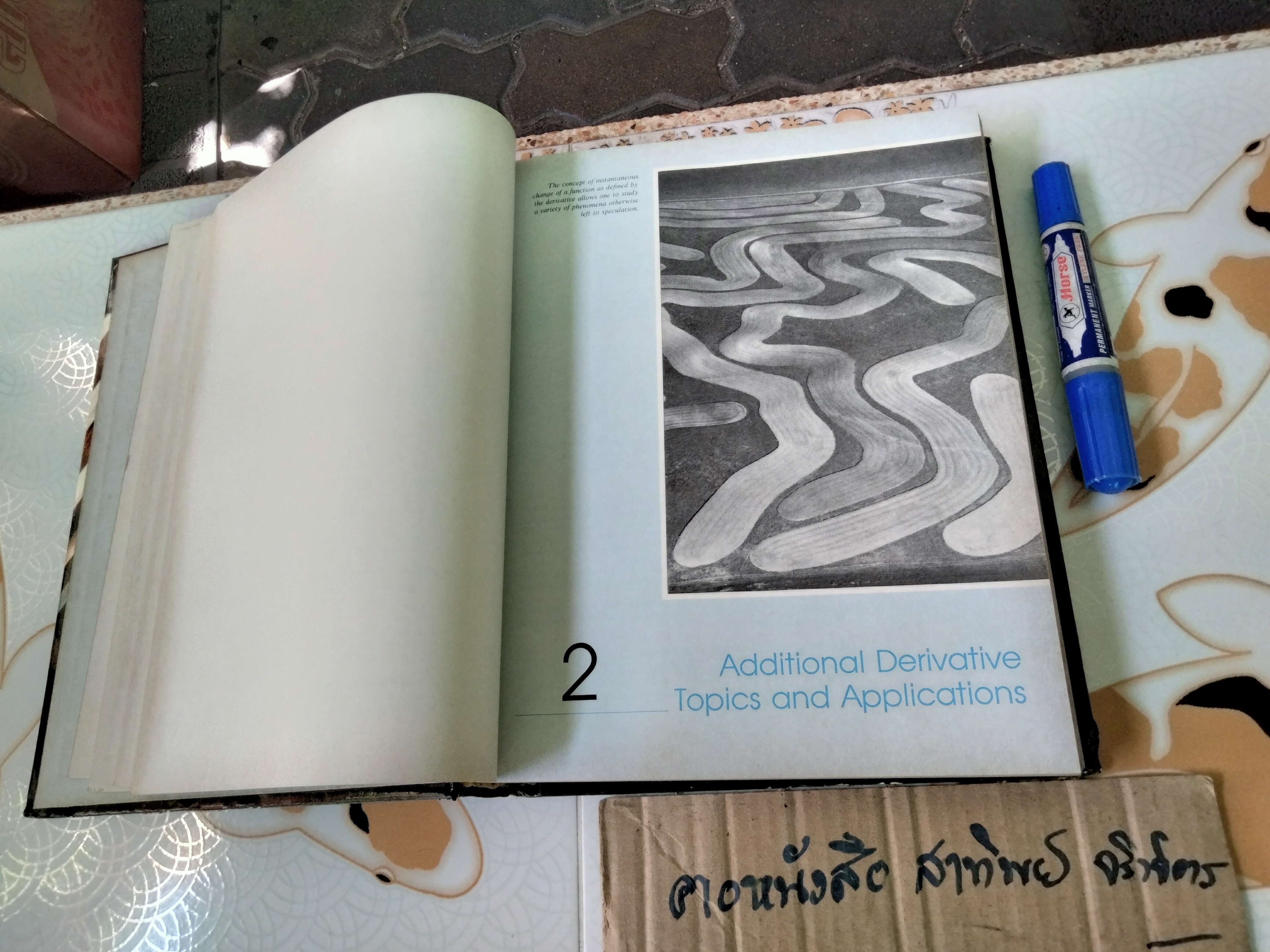 Calculus and Its Applications, Stanley J. Farlow and Gary M. Haggard. (สันหนังสือด้านล่างมีรอยแหว่งเล็กน้อย)