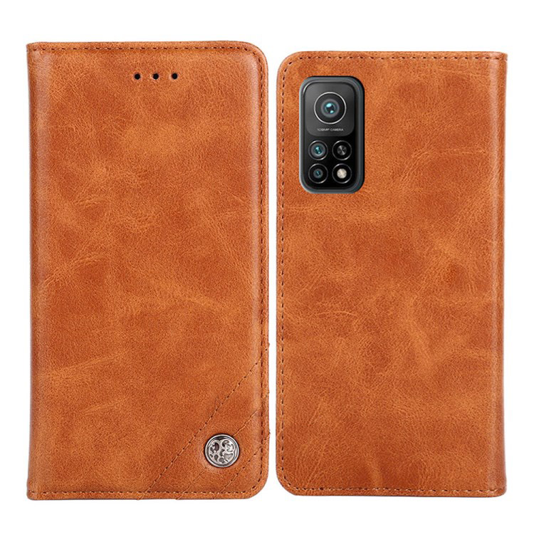 เคส Xiaomi Mi 10T Pro #เคสฝาพับพรีเมี่ยมแบบกระเป๋าสตางค์ หนัง PU Vintage