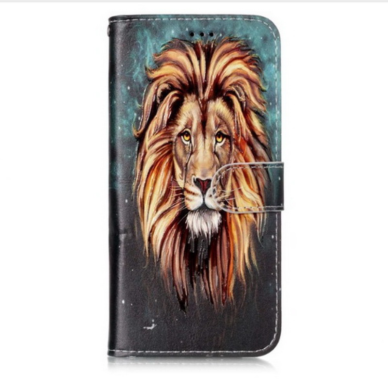 เคส Samsung Galaxy S9+ G965 #เคสฝาพับพิมพ์ลาย Rubberized Patterned PU Leather