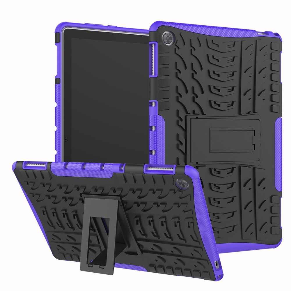 Case Huawei Mediapad M5 Lite 10.1 #เคสฝาหลังKickstand PC + TPU Hybrid กันกระแทก
