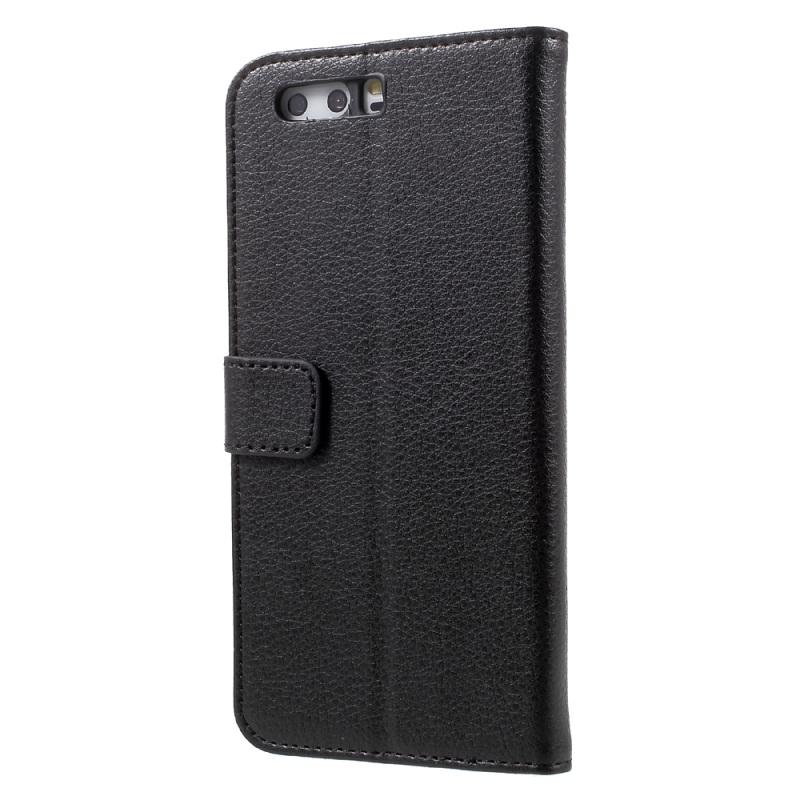 Case Huawei P10 Plus เคสฝาพับสไตล์กระเป๋าสตางค์ Litchi Grain Wallet Leather