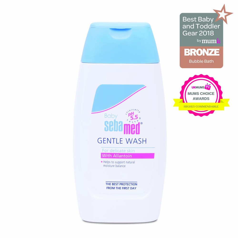 Sebamed® Baby Gentle Wash For delicate skin With Allantoin 200mL ซีบาเมด ผลิตภัณฑ์อาบน้ำสำหรับเด็ก สูตรอ่อนโยนมากเป็นพิเศษ