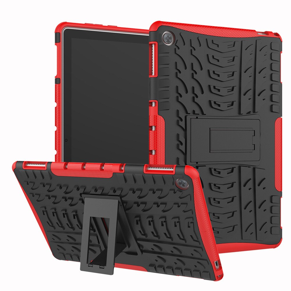 Case Huawei Mediapad M5 Lite 10.1 #เคสฝาหลังKickstand PC + TPU Hybrid กันกระแทก