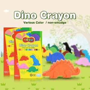 สีเทียน รูปไดโนเสาร์ จาก DONG-A ปลอดสารพิษสำหรับคุณน้องคุณหนู