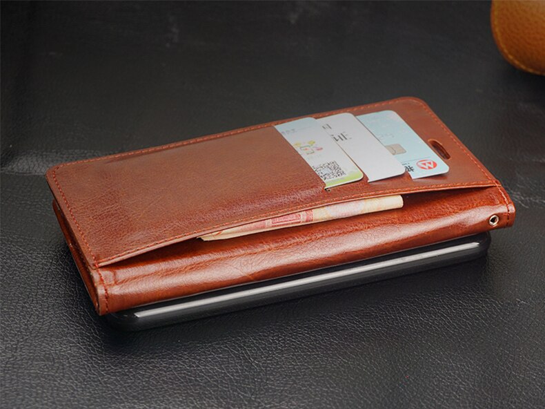 Case iPhone 13 Pro#เคสฝาพับแบบกระเป๋าสตางค์หนัง PU ผิวหนังม้า Crazy Horse