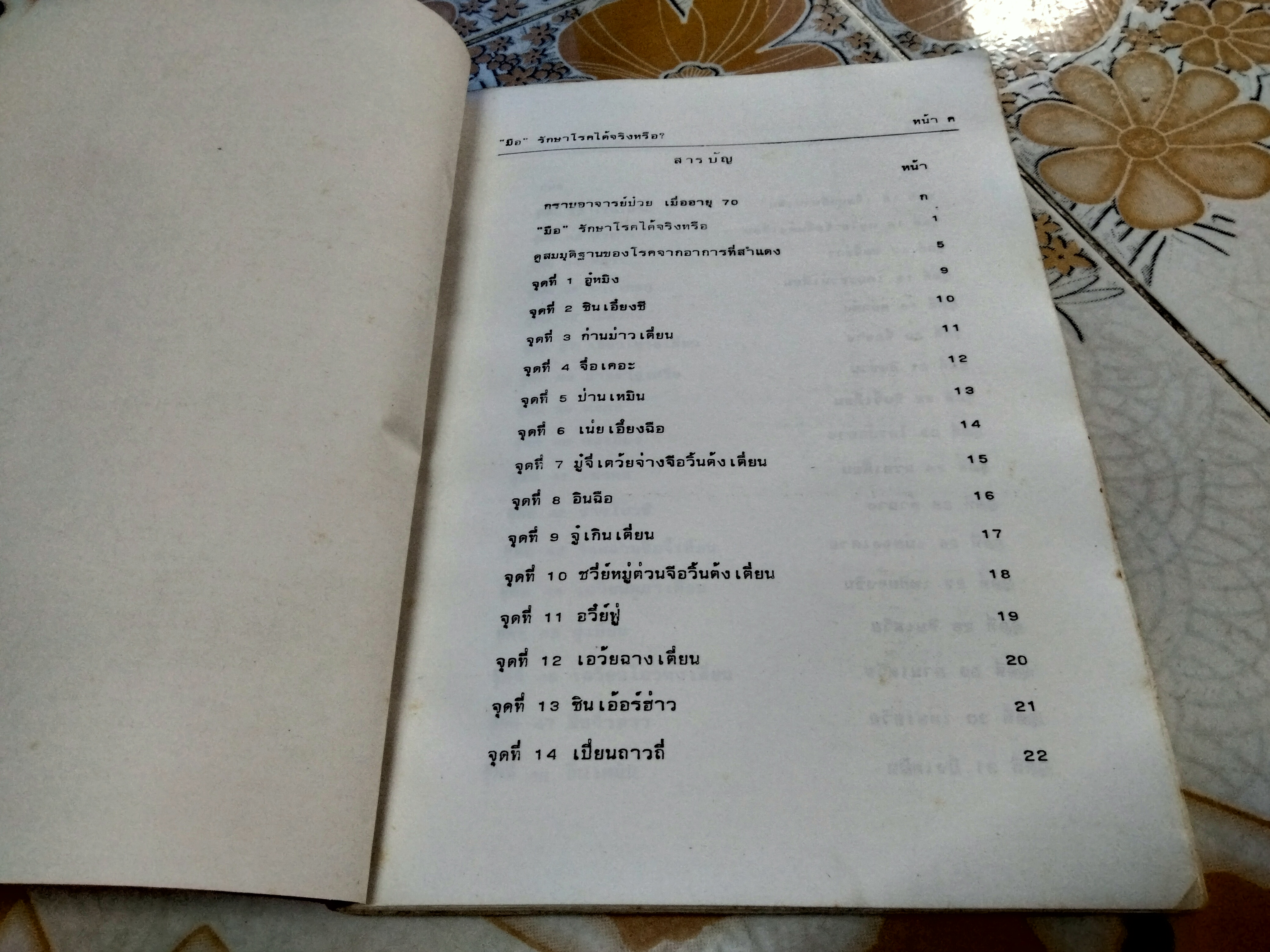 มือ - รักษาโรคได้จริงหรือ? เจือจันทน์ อัชพรรณ - ถอดความ พนิดา ไตรสารศรี - ผู้จัดพิมพ์ พิมพ์ครั้งที่ 2/2529 (หนังสือทำมือ) **สินค้าหมด**