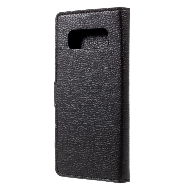Case Samsung Galaxy Note 8 #เคสฝาพับหนัง PU ผิวลิ้นจี่ Litchi Texture Wallet