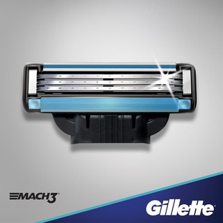 Gillette® Mach3® Blade Refills 4, 8, 10, 12, 15 Cartridges ใบมีดโกน ยิลเลตต์ มัคทรี