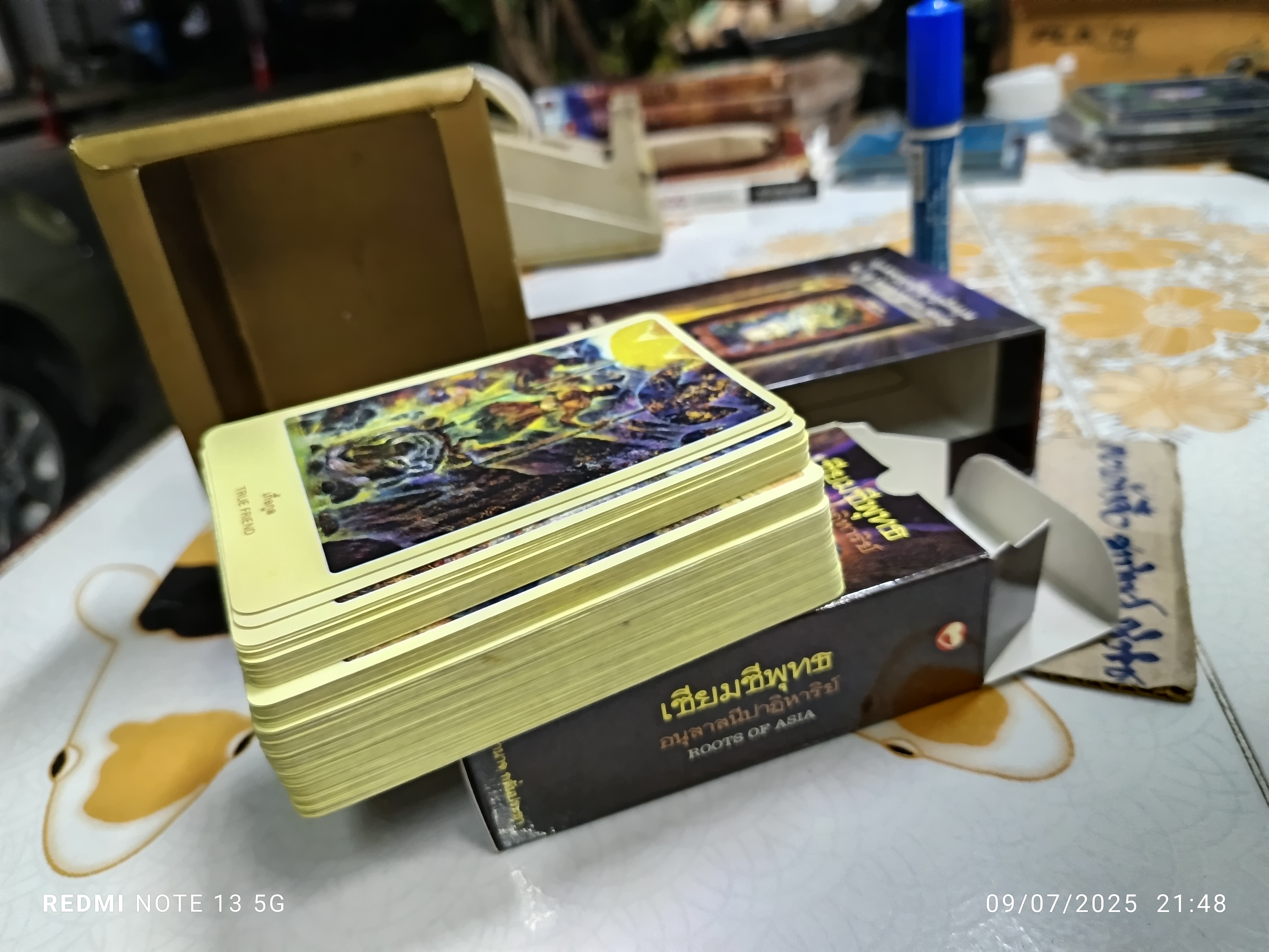 ไพ่เซียมซีพุทธ (พร้อมกล่อง) ครบ 80 ใบ **ไม่มีคู่มือ **สินค้าหมด**