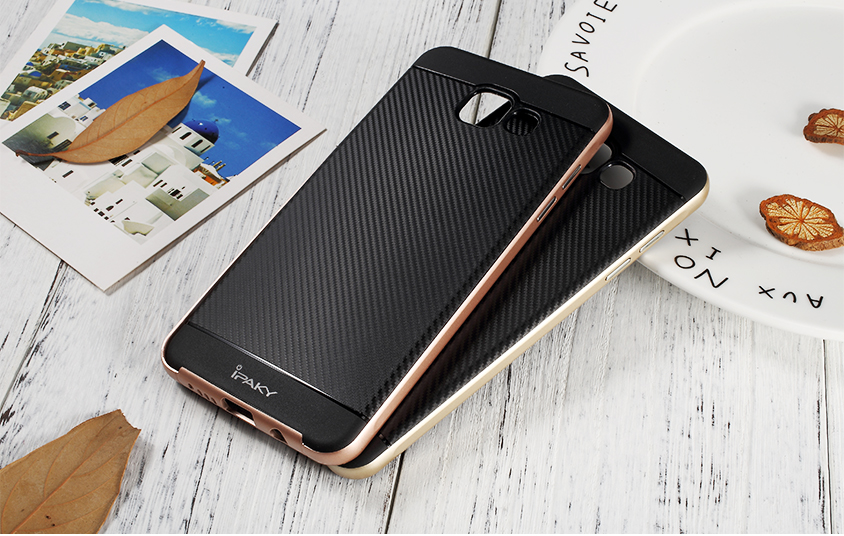 เคส Samsung Galaxy A5 2016 #เคสฝาหลัง IPAKY Hybrid PC + TPU คุณภาพดีราคาถูก